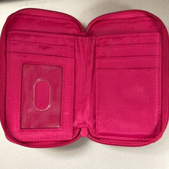 Vera Bradley Retired Very Berry Paisley Zip Around Wristlet Wallet - Picture 8 of 8